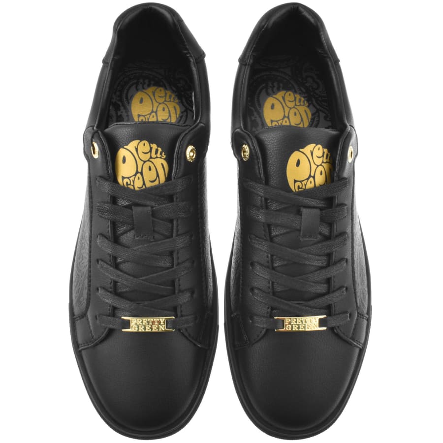 Pretty Green Cali Trainers Black Mainline Menswear